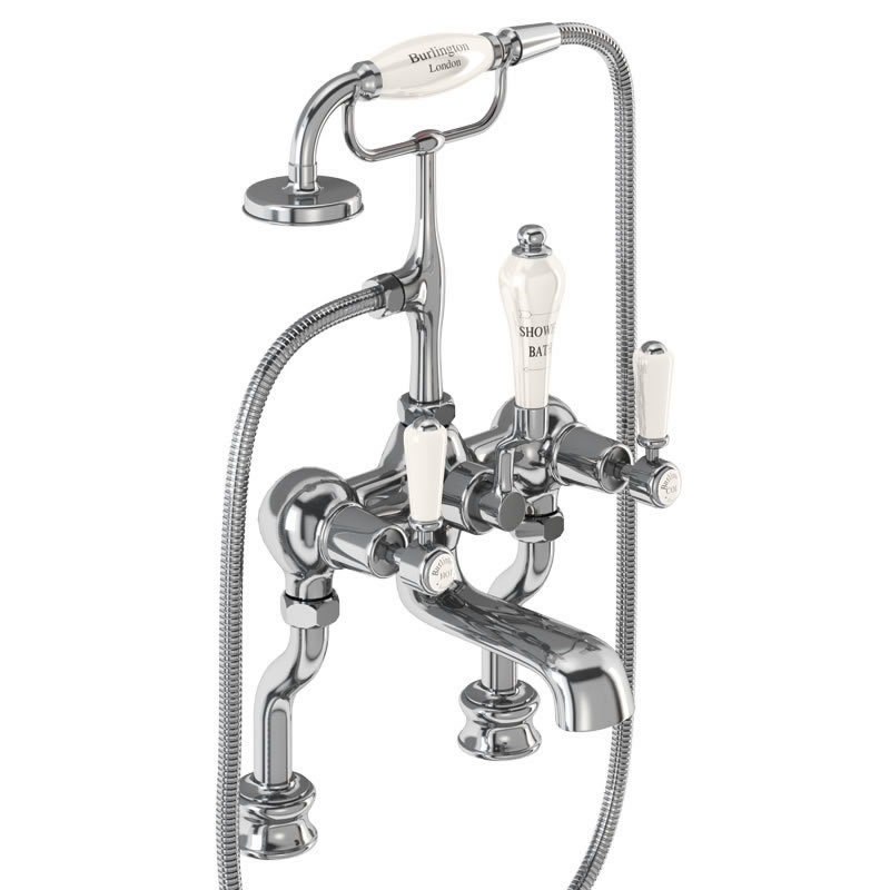 Kensington Medici Regent bath shower mixer - deck mounted
